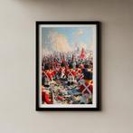 Louis Dourand - Battaglia Napoleonica, Antiek en Kunst