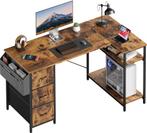 Bureau - Computertafel - Computerbureau - 140x78 cm - Bruin, Verzenden, Nieuw