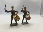 Lineol - Figuur - 2 Figuren Konvolut Soldat Offizier Stehend