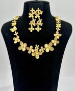 Oscar De La Renta - Verguld - Parure, Antiek en Kunst