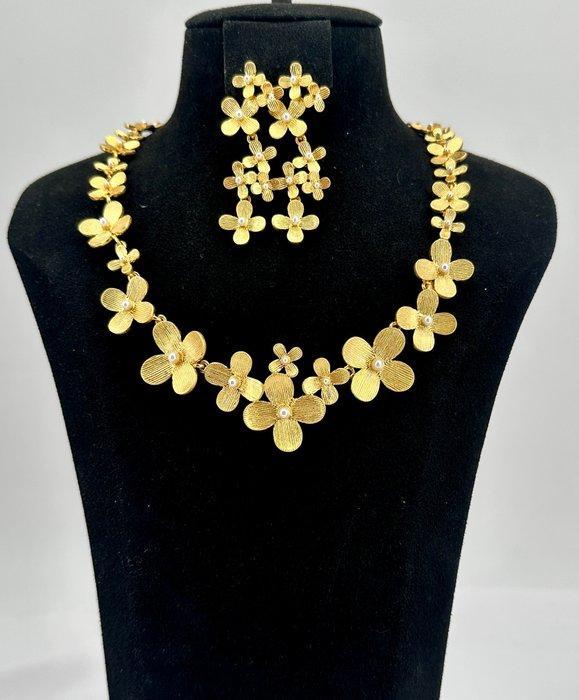 Oscar De La Renta - Verguld - Parure, Antiek en Kunst, Curiosa en Brocante