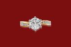 Bague - 14 carats Or jaune - 2.17ct. tw. Diamant (Cultivé en