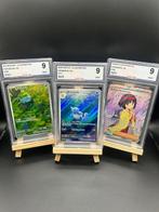 Pokémon - 3 Graded card - Bulbasaur/Wartortle/Erika - UCG, Nieuw