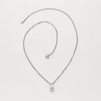 Collier - 14 carats Or blanc Diamant (Naturelle), Nieuw