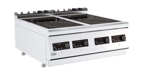 CombiSteel inductie kookunit 4 platen tafelmodel 400V, Zakelijke goederen, Horeca | Keukenapparatuur, Ophalen of Verzenden