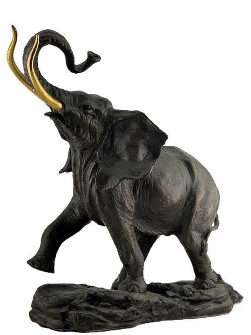 Franklin Mint - Sculpture, Giant Of The Serengeti with 24, Antiek en Kunst, Curiosa en Brocante