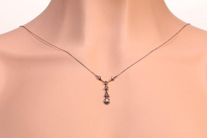 Zonder minimumprijs - Halsketting - 14 karaat Witgoud -, Bijoux, Sacs & Beauté, Colliers