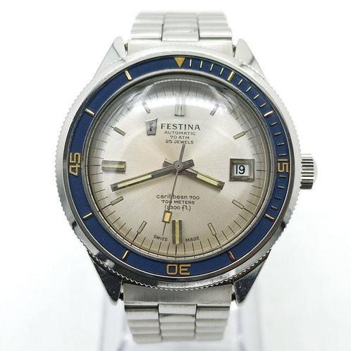 Festina - Caribbean 700 - 70ATM - 702 - 1588/63 - Heren -, Handtassen en Accessoires, Horloges | Heren
