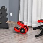 Dumbbell – Verstelbare 2-in-1 - Rood+zwart, Sport en Fitness, Fitnessmaterialen, Ophalen of Verzenden, Nieuw