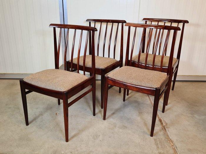 AWA - Chaise (4) - Bois de violette - En parfait état !!!, Antiquités & Art, Antiquités | Meubles | Chaises & Canapés