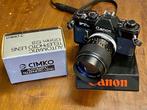 Canon FTB QL + Cimko 135mm f 2,8, Audio, Tv en Foto, Nieuw