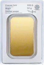 50 gram - Goud .999 - Heraeus - Verzegeld en met certificaat