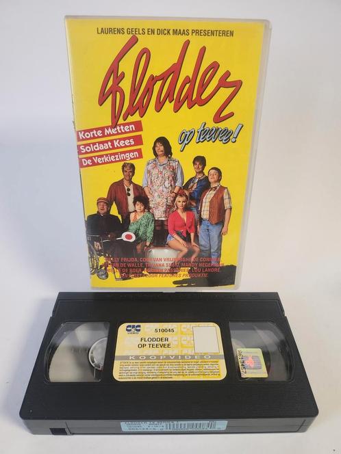 Flodder op Teevee Deel 1 VHS, Cd's en Dvd's, VHS | Film, Zo goed als nieuw, Ophalen of Verzenden