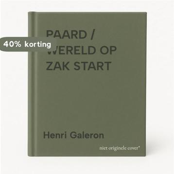 PAARD / WERELD OP ZAK START 9789027634047 Henri Galeron, Verzenden, Henri Galeron