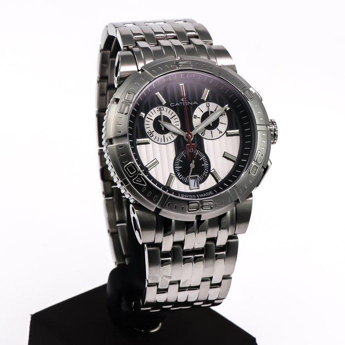 Catena - Chronograph Swiss Watch - C807SNA5 - Zonder, Handtassen en Accessoires, Horloges | Heren
