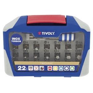 Tivoly 22st. schroevendraaier bits torsie inox ph/pz/tx/hex, Bricolage & Construction, Outillage | Foreuses