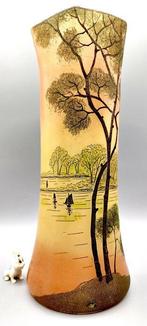 LEGRAS (1839-1916) - Vaas - Grote emaillevaas met