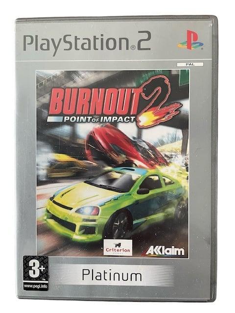 Burnout 2: Point Of Impact (Platinum) (ZONDER BOEKJE) (PS2), Games en Spelcomputers, Games | Sony PlayStation 2, Verzenden