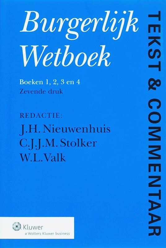 Burgerlijk Wetboek / Tekst & Commentaar 9789013039207, Boeken, Wetenschap, Gelezen, Verzenden