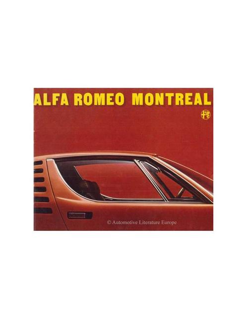 1973 ALFA ROMEO MONTREAL BROCHURE NEDERLANDS, Boeken, Auto's | Folders en Tijdschriften