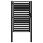 Zwarte Alu Tuinpoort 100x150 | Tweede Kansje OP=OP, Tuin en Terras, Tuinhekken en Hekwerk, Met poort, Verzenden, Tuinhek, Nieuw