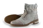 Mustang veterboots in maat 44 Wit | 15% korting, Kleding | Dames, Schoenen, Verzenden, Wit, Overige typen, Zo goed als nieuw