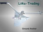 Grondanker, groundanchor , Met gratis robuuste canvas tas.
