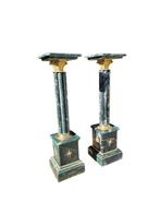 Kolom (2) - 20e eeuw - Klassieke marmeren zuilen