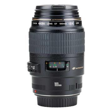 Canon EF 100mmm f/2.8 Macro USM met garantie, Verzenden