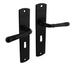 Intersteel deurkruk Helena op schild 230x44mm SL56 zwart, Doe-het-zelf en Bouw, Ophalen of Verzenden, Nieuw