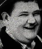 David Law - Laurel & Hardy VI - Format XL 60x60, Antiek en Kunst