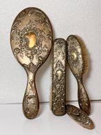 Ensemble coiffeuse (4) - Set de toilette - Laiton, Verre -, Antiek en Kunst