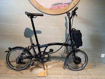 Brompton elektrische vouwfiets - demo met 40 kilometer beschikbaar voor biedingen