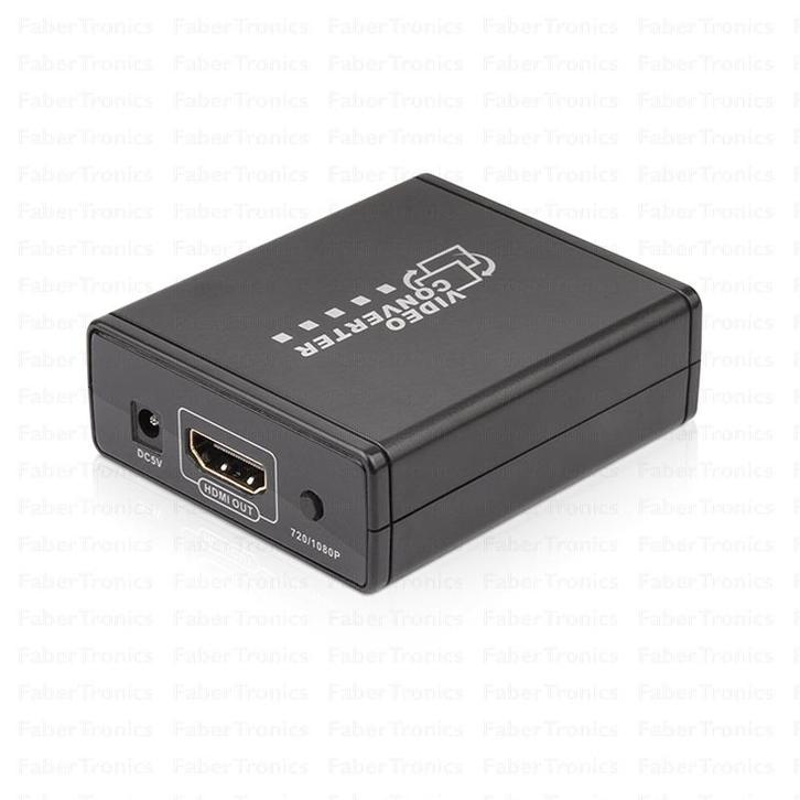 Composite naar HDMI 1080p converter - Huismerk, Bricolage & Construction, Électricité & Câbles, Enlèvement ou Envoi