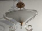 Plafondlamp - Kristal, Glas - Glazen lamp, Antiek en Kunst