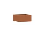 Cortenstaal plantenbak 80x80x40cm (3mm dik) - zonder bodem, Tuin en Terras, Bloembakken en Plantenbakken, Vierkant, Nieuw, Metaal