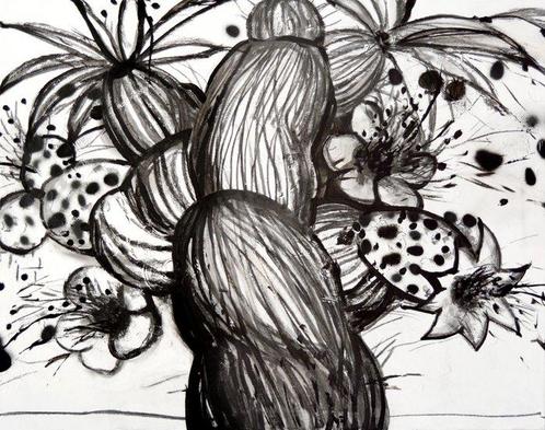 Yana Medow - Sur Plants #2 XL, Antiek en Kunst, Kunst | Schilderijen | Modern