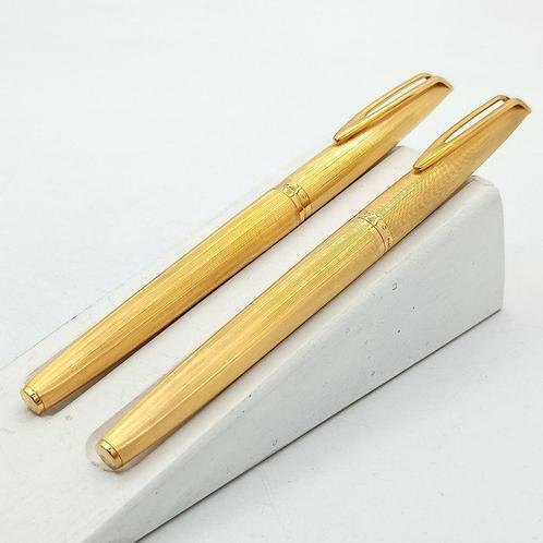 Pluma estilográfica & Rotulador - Waterman - C/F - Plaque Or, Verzamelen, Pennenverzamelingen