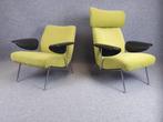Artifort - Theo Ruth - Fauteuil (2) - Vernikkeld staal,, Antiek en Kunst