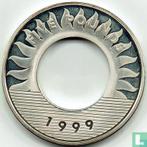 Guernsey 5 pounds 1999 (PROOF) Millennium, Postzegels en Munten, Verzenden, Overige landen, Losse munt, Goud