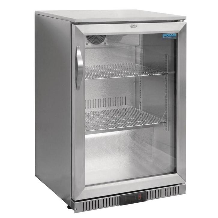 Polar G-serie barkoeling met klapdeur RVS 138L, Zakelijke goederen, Horeca | Keukenapparatuur, Nieuw in verpakking, Koelen en Vriezen