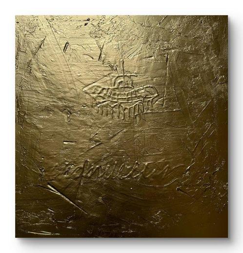 LeeJaimy - Gold rush, Antiek en Kunst, Kunst | Schilderijen | Modern