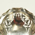 Grote Jugendstil broodmand op voet 639gram Sterling zilver -, Antiek en Kunst