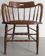 Bureaustoel - Eik, Leder, Antiek en Kunst