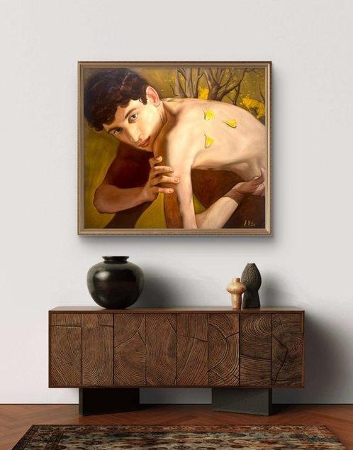 Alfredo Valerio - THROUGH THE HAZE - XL, Antiek en Kunst, Kunst | Schilderijen | Modern