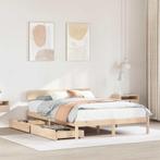 vidaXL Bedframe zonder matras massief grenenhout 120x190 cm, Verzenden, Nieuw