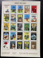 Belgique 2007/2007 - JAARMAP 2007 - Kuifje - Hergé 1907 -, Gestempeld