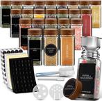 2dekans | Soothe 24 Glazen Kruidenpotjes Vierkant met Acacia, Ophalen of Verzenden, Nieuw