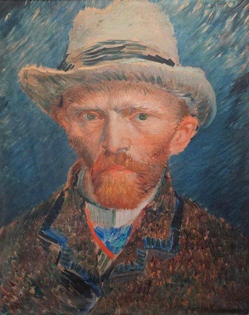 Panneau en velours Van Gogh - 70x90cm - Velours de luxe -, Antiek en Kunst, Antiek | Tapijten, Tafelkleden en Textiel