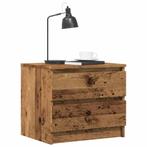 vidaXL Nachtkastje 50x40x43.5 cm bewerkt hout oud, Huis en Inrichting, Slaapkamer | Nachtkastjes, Verzenden, Nieuw